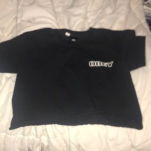 Scorpion obey crop tee 🦂.